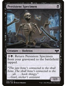 Magic: The Gathering Persistent Specimen (125) Lightly Played