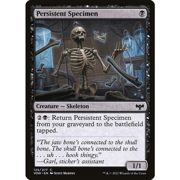 Magic: The Gathering Persistent Specimen (125) Lightly Played