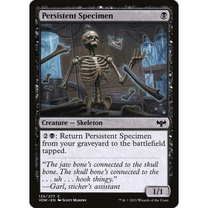 Magic: The Gathering Persistent Specimen (125) Lightly Played