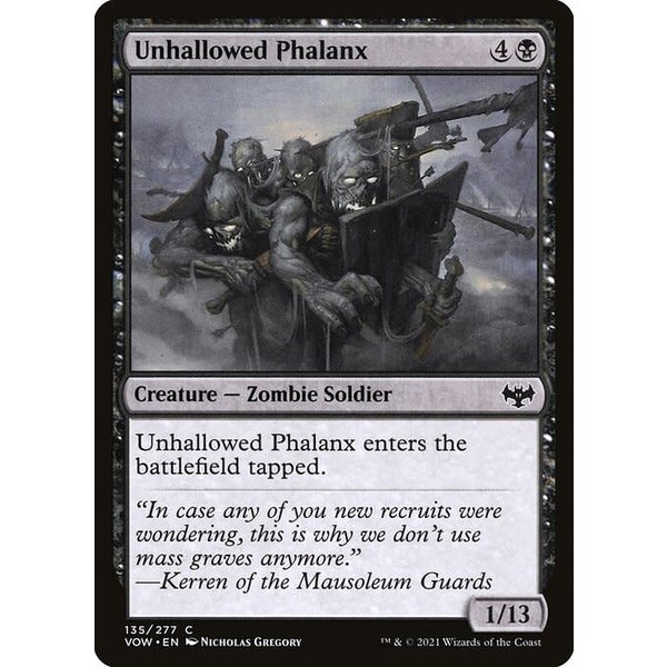 Magic: The Gathering Unhallowed Phalanx (135) Near Mint
