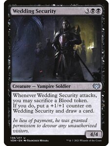 Magic: The Gathering Wedding Security (138) Near Mint