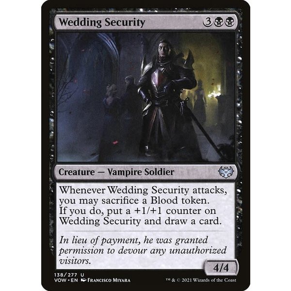 Magic: The Gathering Wedding Security (138) Near Mint