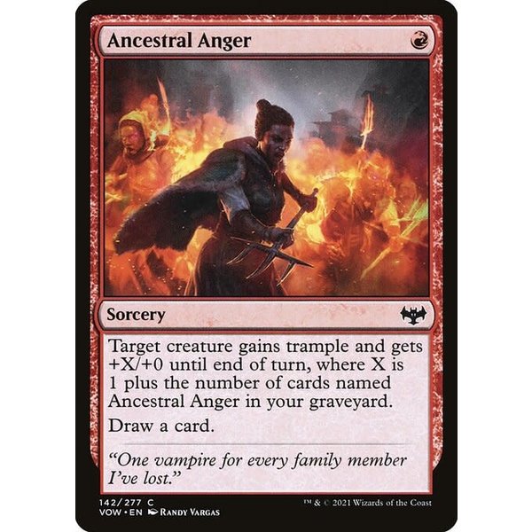 Magic: The Gathering Ancestral Anger (142) Near Mint