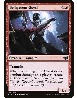 Magic: The Gathering Belligerent Guest (144) Moderately Played