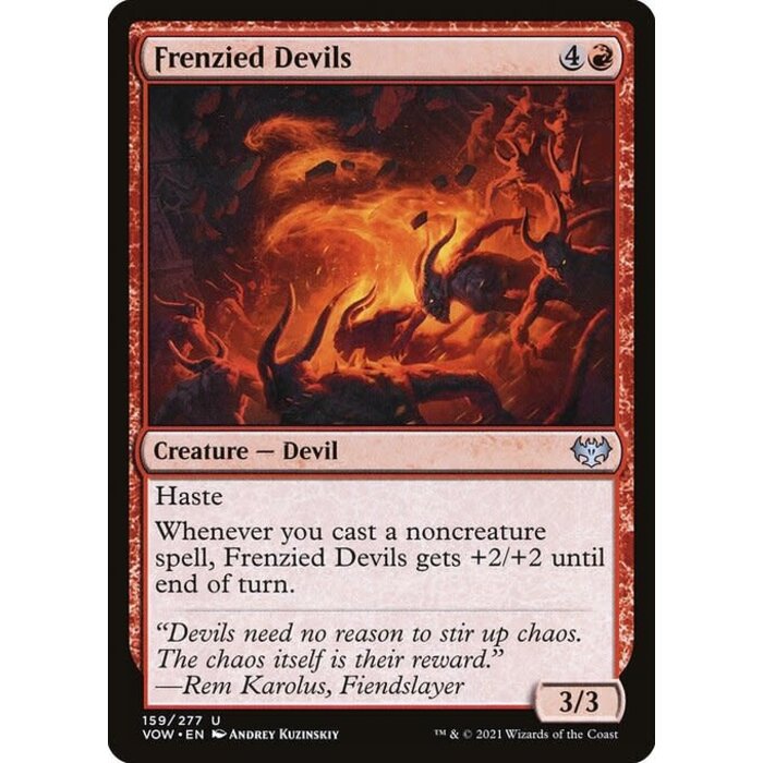 Magic: The Gathering Frenzied Devils (159) Near Mint