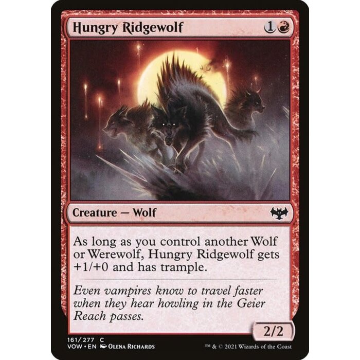 Magic: The Gathering Hungry Ridgewolf (161) Near Mint