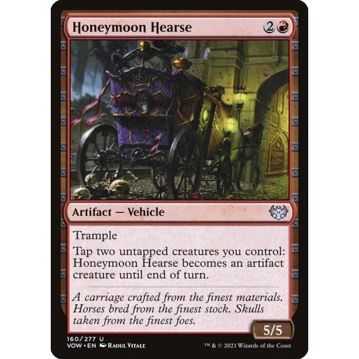 Magic: The Gathering Honeymoon Hearse (160) Near Mint