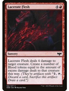 Magic: The Gathering Lacerate Flesh (166) Moderately Played