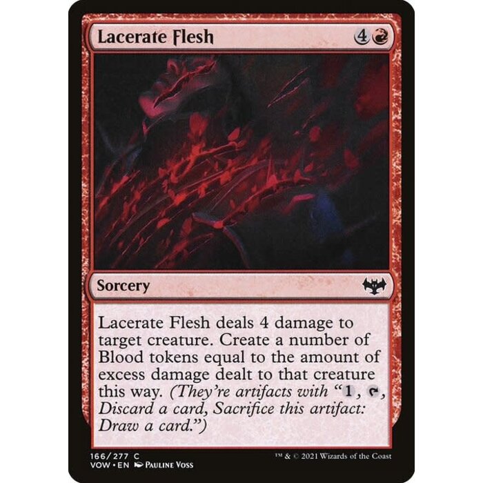 Magic: The Gathering Lacerate Flesh (166) Moderately Played