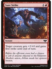 Magic: The Gathering Sure Strike (179) Lightly Played Foil