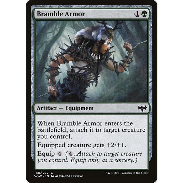 Magic: The Gathering Bramble Armor (188) Near Mint