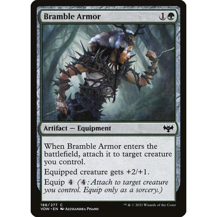Magic: The Gathering Bramble Armor (188) Near Mint