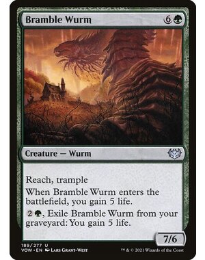 Magic: The Gathering Bramble Wurm (189) Near Mint