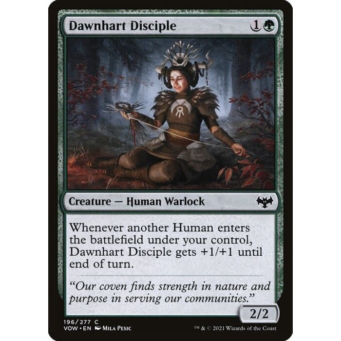 Magic: The Gathering Dawnhart Disciple (196) Lightly Played