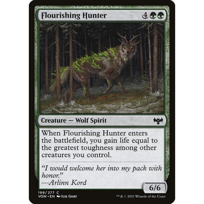 Magic: The Gathering Flourishing Hunter (199) Near Mint