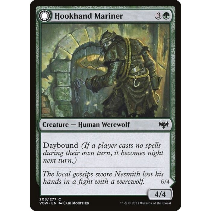 Magic: The Gathering Hookhand Mariner (203) Near Mint