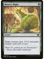 Magic: The Gathering Massive Might (208) Lightly Played