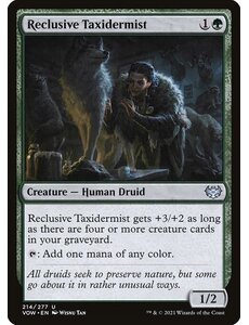Magic: The Gathering Reclusive Taxidermist (214) Lightly Played