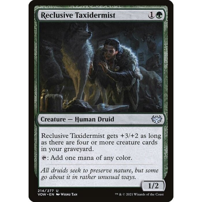 Magic: The Gathering Reclusive Taxidermist (214) Lightly Played