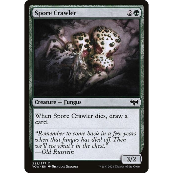 Magic: The Gathering Spore Crawler (222) Lightly Played