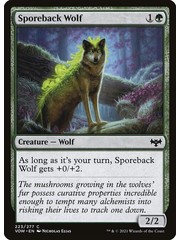 Magic: The Gathering Sporeback Wolf (223) Lightly Played
