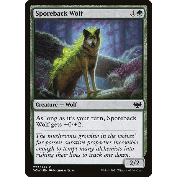 Magic: The Gathering Sporeback Wolf (223) Lightly Played
