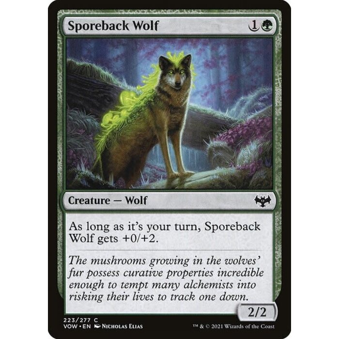 Magic: The Gathering Sporeback Wolf (223) Lightly Played