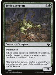 Magic: The Gathering Toxic Scorpion (224) Lightly Played