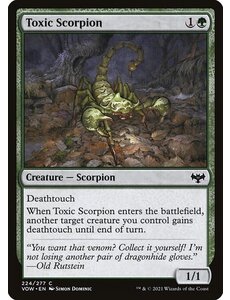 Magic: The Gathering Toxic Scorpion (224) Lightly Played