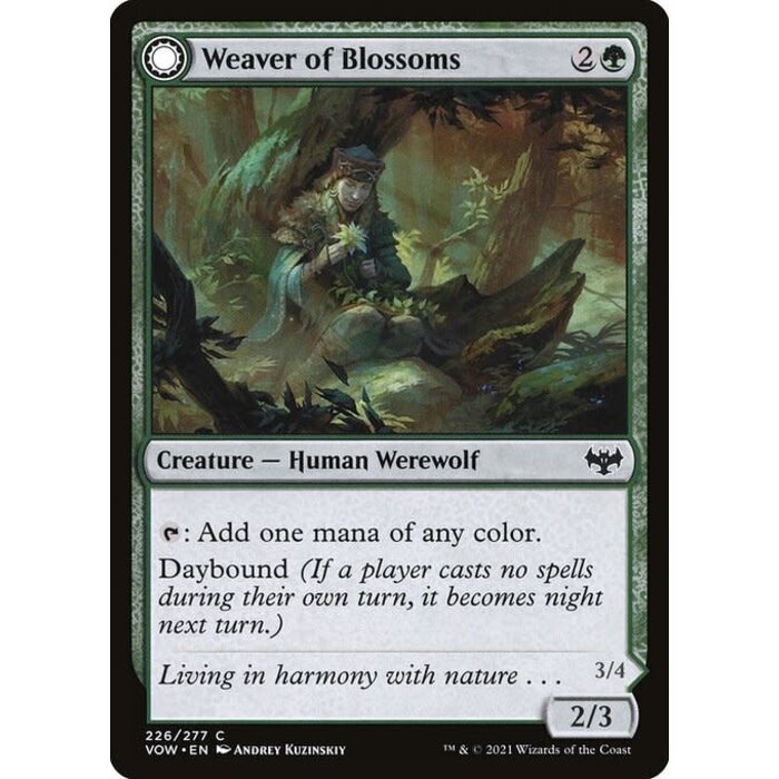 Magic: The Gathering Weaver of Blossoms (226) Near Mint