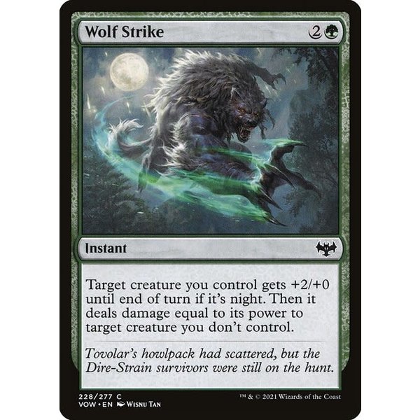 Magic: The Gathering Wolf Strike (228) Lightly Played Foil