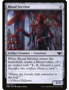 Magic: The Gathering Blood Servitor (252) Near Mint
