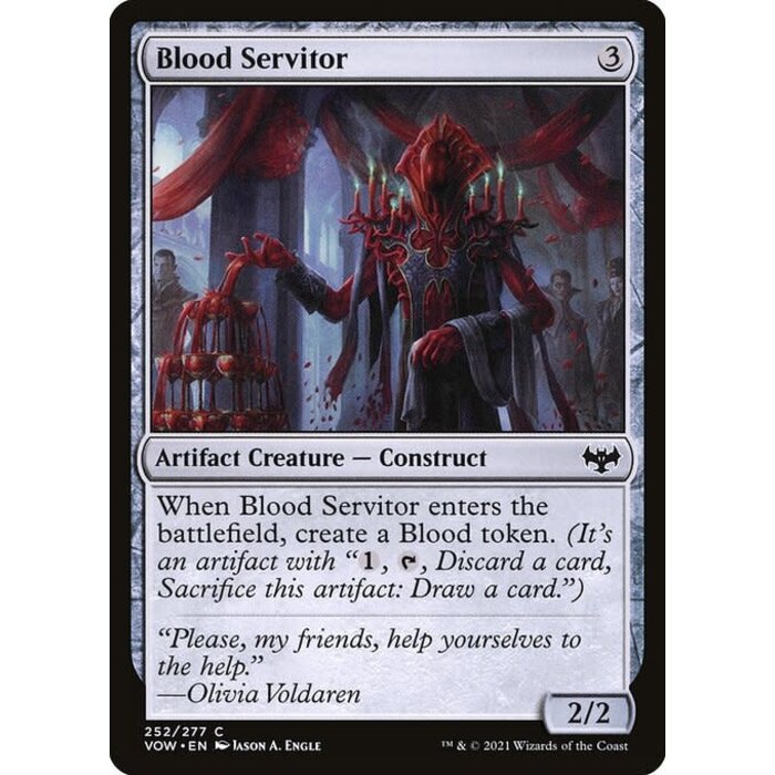 Magic: The Gathering Blood Servitor (252) Near Mint