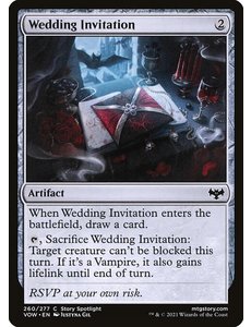 Magic: The Gathering Wedding Invitation (260) Near Mint