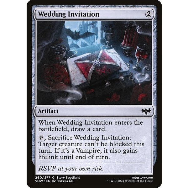 Magic: The Gathering Wedding Invitation (260) Near Mint