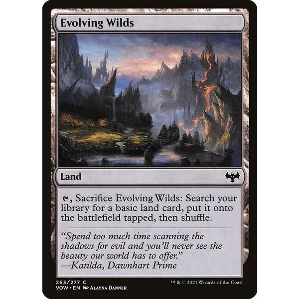 Magic: The Gathering Evolving Wilds (263) Moderately Played