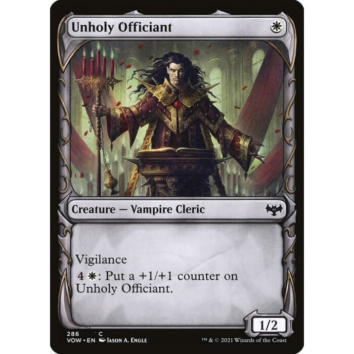 Magic: The Gathering Unholy Officiant (Showcase) (286) Near Mint