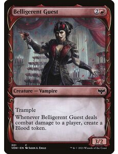 Magic: The Gathering Belligerent Guest (Showcase) (301) Near Mint