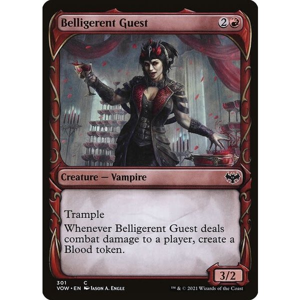 Magic: The Gathering Belligerent Guest (Showcase) (301) Near Mint