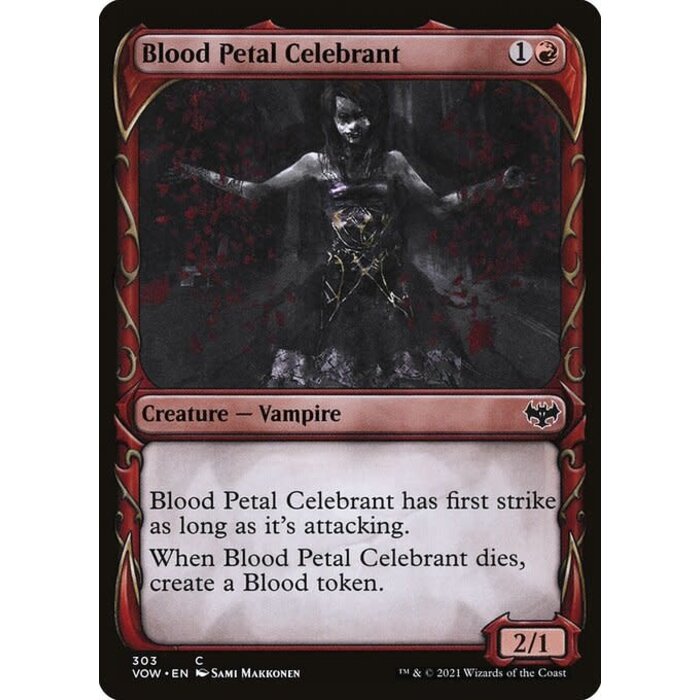 Magic: The Gathering Blood Petal Celebrant (Showcase) (303) Near Mint