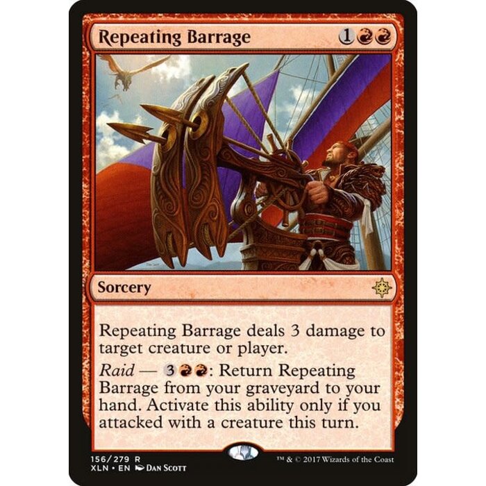 Magic: The Gathering Repeating Barrage (156) Lightly Played