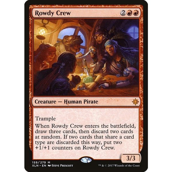 Magic: The Gathering Rowdy Crew (159) Lightly Played