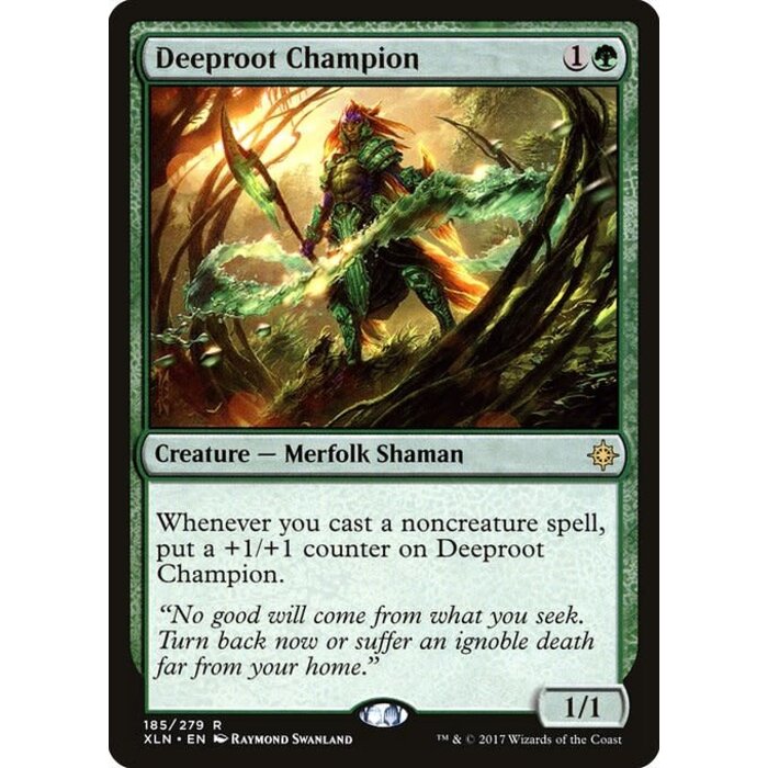 Magic: The Gathering Deeproot Champion (185) Lightly Played
