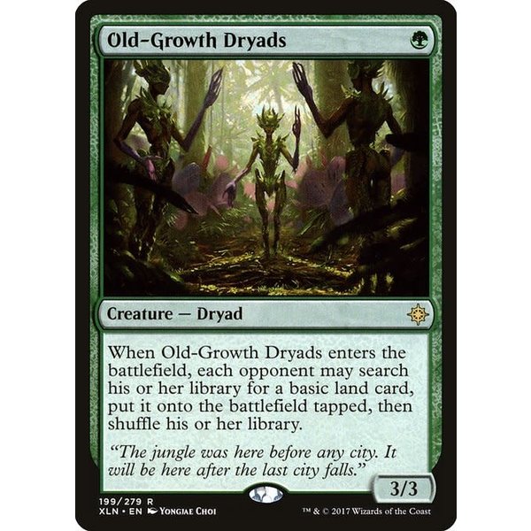 Magic: The Gathering Old-Growth Dryads (199) Lightly Played