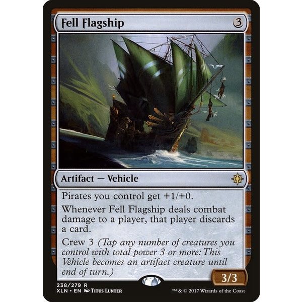 Magic: The Gathering Fell Flagship (238) Lightly Played