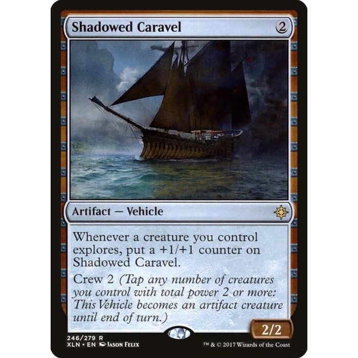 Magic: The Gathering Shadowed Caravel (246) Lightly Played