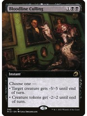 Magic: The Gathering Bloodline Culling (Extended Art) (343) Lightly Played