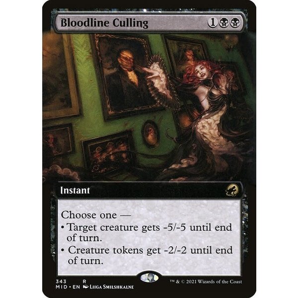 Magic: The Gathering Bloodline Culling (Extended Art) (343) Lightly Played