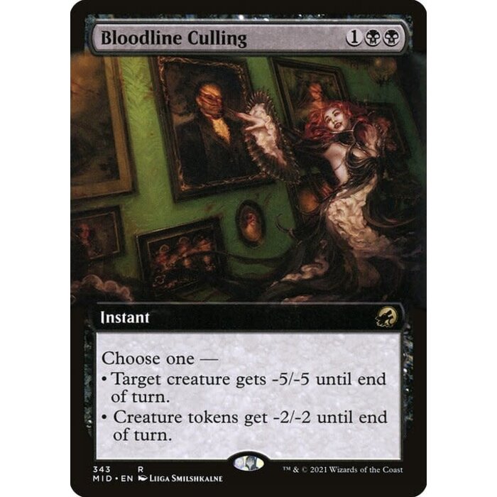 Magic: The Gathering Bloodline Culling (Extended Art) (343) Lightly Played