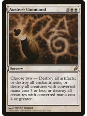 Magic: The Gathering Austere Command (003) Moderately Played - Russian